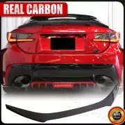 REAL CARBON Rear Trunk Spoiler High kick Wing Lip For Lexus RC F RCF 2015-2018 (for: Lexus)