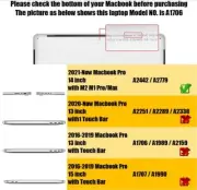 14 inch MacBook Pro Case 2021/2022/2023 M2 M1 Pro/Max Chip Mode Compatible with