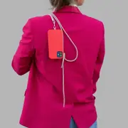 StylePro iPhone 13 Case with Cross Body Phone Strap, Malaga Rosy.