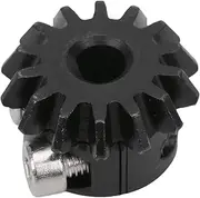 Cast Steel Robot Sprocket, 14 Tooth Bevel Pinion, 6mm D Bore, 1.5 MOD, High Strength Clamping Type for Demanding Applications