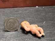 Dollhouse Miniature Laying Baby Boy 1:12 one inch scale 1 1/4 inch long D224