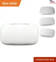Classic and Modern Door Chime - Two Sounds, Ding Dong, Smooth White Finish