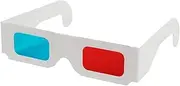 jojofuny Red Blue 3D Paper-Framed Glasses 50pcs Stereoscopic Glasses for 3D Movies Games