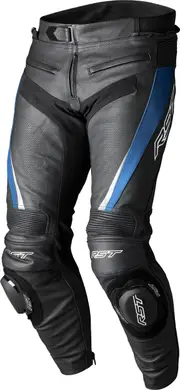 RST TracTech Evo 5, leather pants perforated , color: Black/Black , size: Short XXL