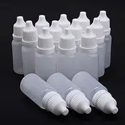Empty Liquid Dropper Bottles Plastic Squeeze Refillable DIY Containers 50PCS (15ml)