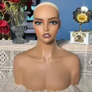 Mannequin Head Salon Prop Wigs Head Stand for Scarf Sunglass Making Styling