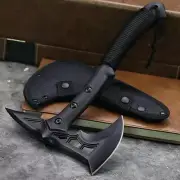 Tactical Axe Hatchet Hunting Survival Firefighter Wood Chopper Camping 420 Steel