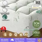 Bamboo Mattress Topper Deep Pocket Matress Pad King/Queen/Double/KS/Single New