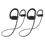 Wireless Headphones Wireless Earbuds 2pcs Bluetooth 5.0 Wireless Headphones Running Sports Ear Hanging Headphones -Black