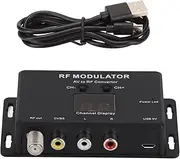 RF Modulator Professional PAL NTSC 21 Channel AV to RF Convertor for Set Top Box DVR DVD