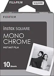 instax™ Square Film, Monochrome, 1x10