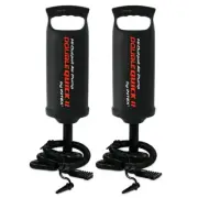 2x Intex 14" High Output BLK Hand Pump for Mattress Air Bed Inflatable Toy Pool