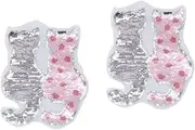 STOBOK 2pcs Fashionable DIY Clothes Patches Shiny Sequins Reversible Sewing Embellishments for T-Shirt Jeans More
