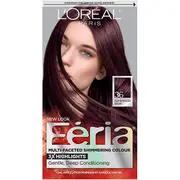 Loreal Paris L'oreal Paris Feria Multi-faceted Shimmering Permanent Hair Color, 36 Chocolate Cherry (deep Burgundy Brown), 1 Kit
