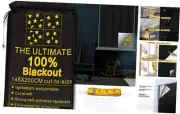 Portable Blackout Shades (79" x 57") Window Curtains, 100% Blackout 57"W x 79"H