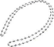 AKOOSY Evil Eye Enamel Charm Bead Chain Linking Chain for Handmade Jewelry DIY Bracelet Necklace Making Durable Corrosion Resistant for Halloween Accessories