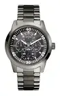 GUESS W12623G1 NEWPORT Men's Watch Stainless Steel Wrist Watch Gun Metal