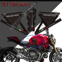 在飛比找蝦皮商城精選優惠-摩托車 3D 貼紙適用於 Ducati Monster 12