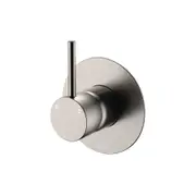 Fienza Kaya Up Wall Mixer Dress Kit Large Round Plate Brushed Nickel D228114BN-3