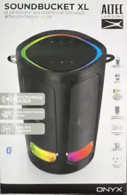 ALTEC LANSING IMW899-BLK SOUND BUCKET XL BLUETOOTH WATERPROOF SPEAKER