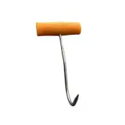 Butchers Boning Hook Cylindrical Round Meat Hook Boning Hook - Orange