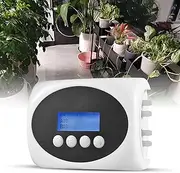 zolyet 3W Solar Automatic Watering Device Dual Pump Timed rigator for 15 Pots Display USB/Solar Panel Powered Drip rigation Kits 10m Tube Length for Flowers Plants Blackwhite 10m