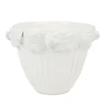 Vietri Rustic Garden Acanthus Leaf Small Cachepot