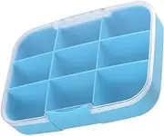 PERSELOSO Large Capacity Multi Medicine Organizer Tablet Dispenser for Travel Storage for Daily Use Durable Protective Container