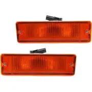 Turn Signal Lights NI2521106 NI2520106 Set 2 pc for 86-87 Nissan D21 Base, E (for: Nissan)