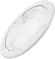 POPETPOP Deck Plate Kit Transparent Inspection Hatch Cover for Easy Access and Maintenance Accessory for Yachts Speedboats Decks and Toolboxes