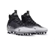Under Armour Men's Spotlight Lux MC 2.0 Football Cleats Black/White Size 10