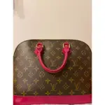 LOUIS VUITTON 路易威登 手提包 老花MONOGRAM 染色過 ALMA 艾瑪包 PM 軟墊 日本直送 二手