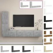 TV Cabinet Set 3 Piece Chipboard Stereo Stand Furniture Multi Colours vidaXL