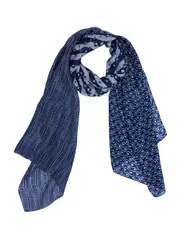 Mixed Print Silk Scarf