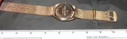 Peugeot Wrist Watch, Gold Tone Mesh Band, Runs, New with Box