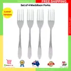 4 x Stainless Steel Forks 202 mm Cutlery Set Dinner Fork Lunch Dining Cutlery AU