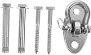 Generic 1 Set Swivel Hanger Hammock Hooks Stainless Steel Hanger Gym Hangers Hanger Heavy Duty Hanger Patio Hanging Silver 304 Stainless Steel