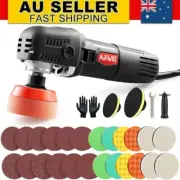Electric Car Polisher Sander Buffer Rotary Polishing Machine Detailing Pads Kit
