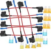 OKUMEYR 1 Set Heavy Duty Fuse Taps Automotive Fuse Holder Kit Mini Design Compatible with Various Car Models Circuit Protection for Electrical Components