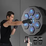 HOOMFIT Smart Music Boxing Machine,Wall Mounted Smart Bluetooth Music Boxing Trainer for Home,Gym Workout Stress Relief