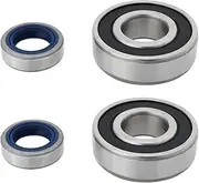 eMagTech 2 Sets Crankshaft Metal Bearing Oil Seals for Lawnmower Chainsaws 9503 003 0341 9640 003 1570 9640 003 1745 Compatible with Stihl TS400