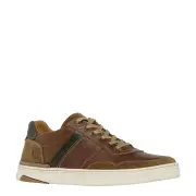 TATE KHAKI LEATHER SHOES