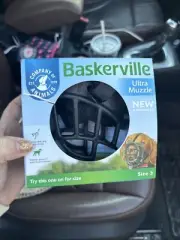 Baskerville Ultra Muzzle for Dogs Size 3 Black In Box
