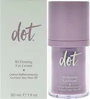 dot 3D firming Eye Cream - Hyaluronic Acid, Antioxidants with Feminage - Anti Wrinkle Cream, Lighten Dark Circles - Menopause Skincare - For All Skin Types - Vegan – Sulfate free - Travel Size - 1 oz