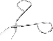 Stainless Steel Scissors Shaped Eyebrow Tweezer Clip Silver Eyebrow Tweezers for