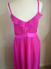 BNWT Zimmerman Hot pink knee length Silk party dress