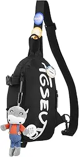 [Healeved] Men's Fashionable Sling Bag Chest Pack Lightweight Fanny Pack Multi-compartment for Travel Outdoor