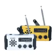 Solar Radio Survival Radio USB/Hand Crank/Solar Powered SOS Alarm AM/FM