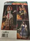 Simplicity 0808 Sewing Pattern Gypsy Fortune Teller Costumes UNCUT 6 - 12