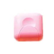 Home Travel Soap Box Lock Sealed Waterproof Leakproof Soap Holder Case with Cover Soap Dishes Container,Random Color Delivery,Small,Size:7*7*4cm